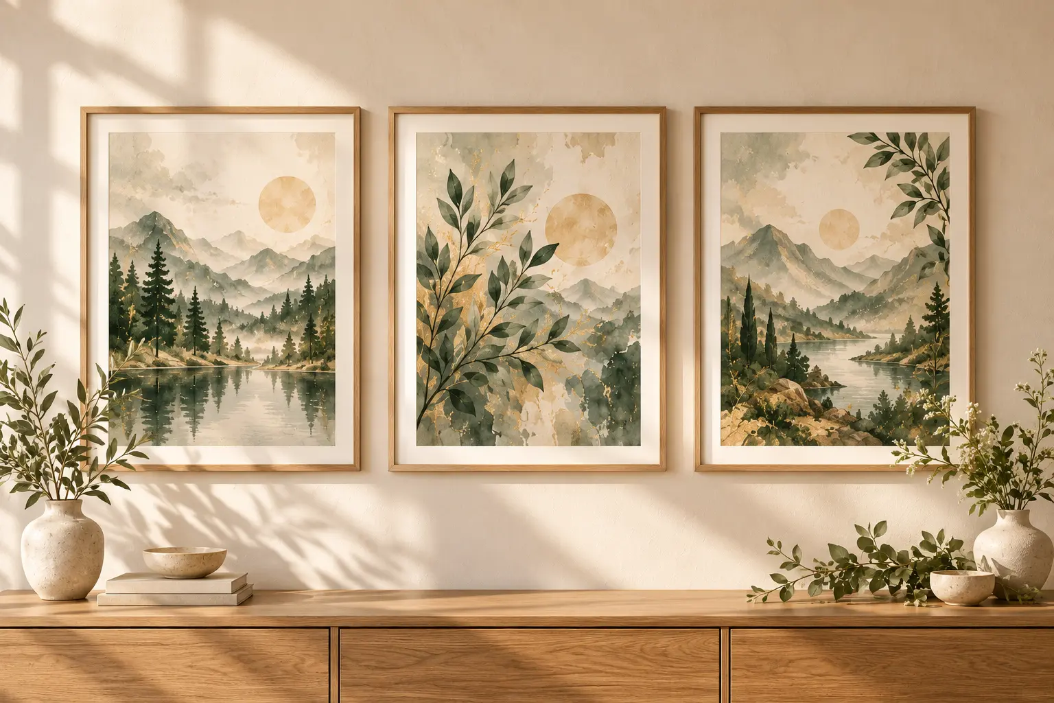 Art for everyday spaces styled product display